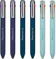 Amazon.com : Pentel iZee 4 Colour Ballpoint Pen - Deep Blue